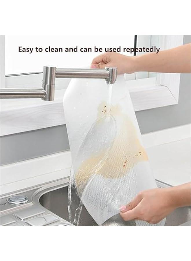 هوكور بطانات رفوف للمطبخ من بيكبيس (45 × 150 سم) غير لاصقة، بطانة درج من مادة ايفا الامنة غذائيا غير قابلة للانزلاق، بطانة مقاومة للبقع للرفوف والثلاجة والخزانة والمكتب (34-01) - Image 3