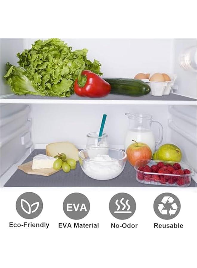 هوكور بطانات رفوف للمطبخ من بيكبيس (45 × 150 سم) غير لاصقة، بطانة درج من مادة ايفا الامنة غذائيا غير قابلة للانزلاق، بطانة مقاومة للبقع للرفوف والثلاجة والخزانة والمكتب (34-01) - Image 5