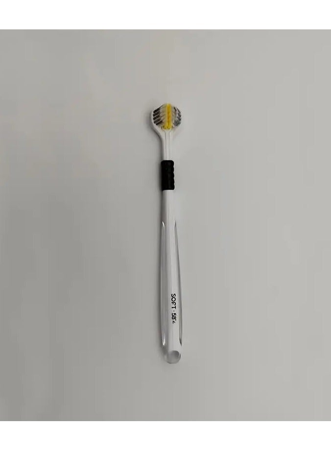 جلوسكي فرشاة أسنان ناعمة ذات جودة عالية ثلاثية-على شكل حرف U ، نظيفة عميقة لجميع الأعمار - Image 1