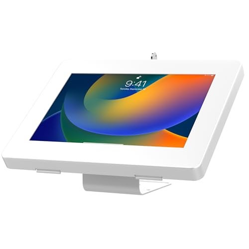 CTA Digital PAD-CURVEW Tablet Stand and Wall Mount with Paragon Enclosures (White) - Image 1