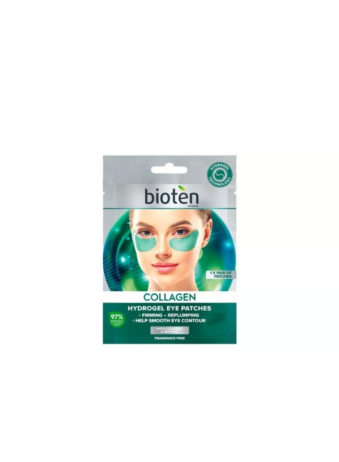 bioten Collagen Hydrogel Eye Patches x1 Pair - Image 1