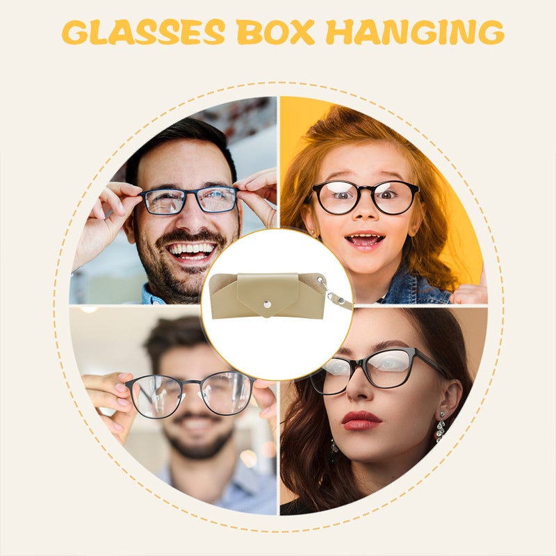 1 Set of Portable Glasses Pouch Outdoor Glasses Case Convenient Eyeglass Pouch Glasses Accessory - Image 3