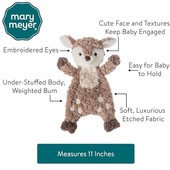 Mary Meyer Putty Nursery Lovey Soft Toy, 11-Inches, Fawn - Image 5