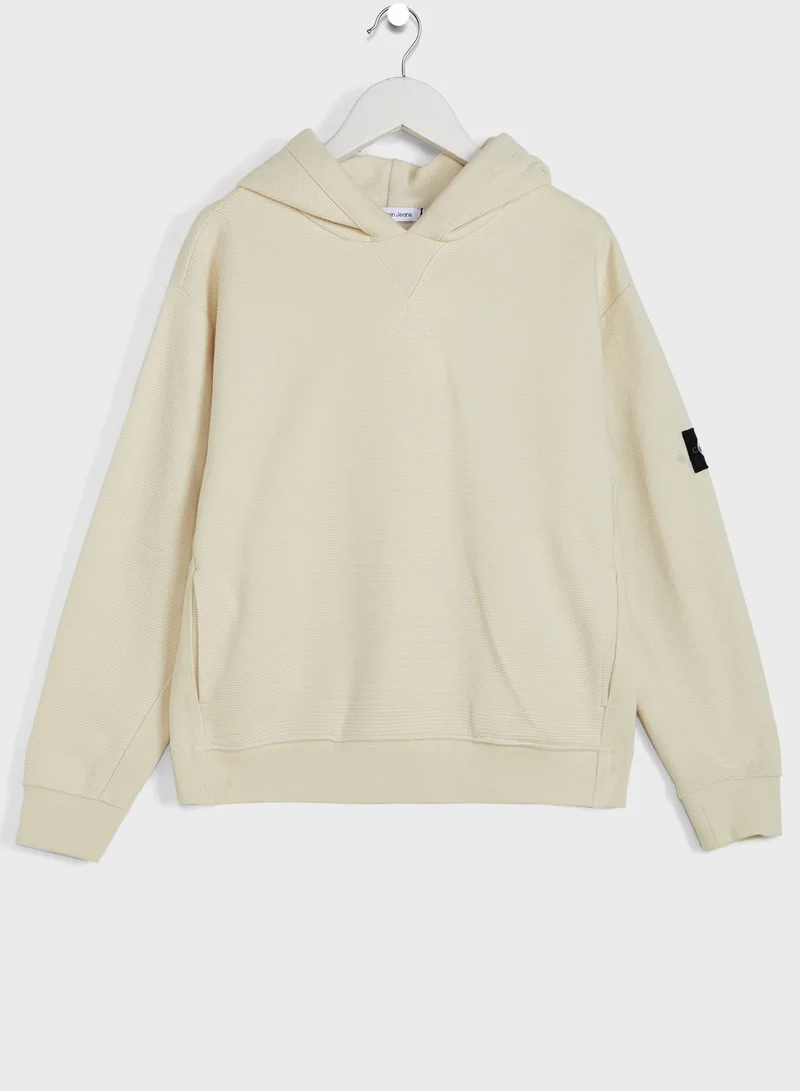 Calvin Klein Jeans Youth Textured Hoodie