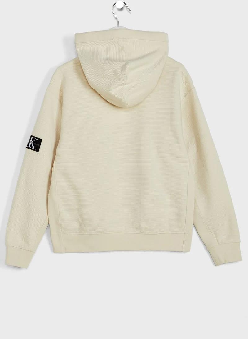 Calvin Klein Jeans Youth Textured Hoodie