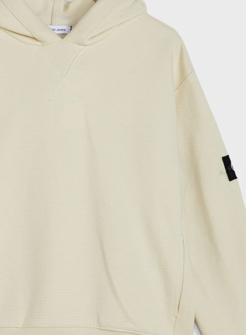 Calvin Klein Jeans Youth Textured Hoodie