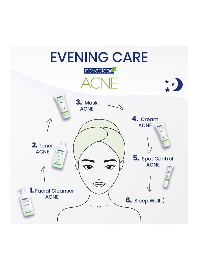 novaclear Acne Oil Control Facial Foam Cleanser For Oily, Acne-Prone and Combination Skin 100ml - Image 5