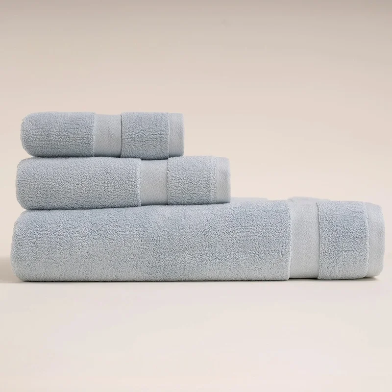 Penelope 100% Cotton Towel 30x50 cm Blue - Noa Series