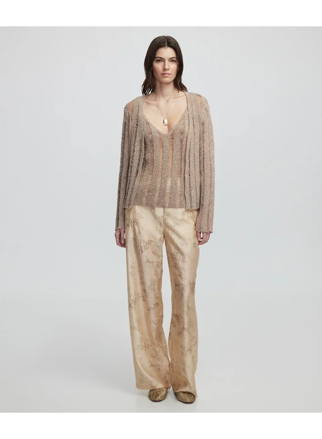 Openwork Knit Cardigan