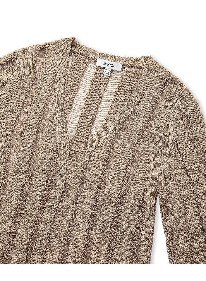 Ipekyol Openwork Knit Cardigan - Image 5