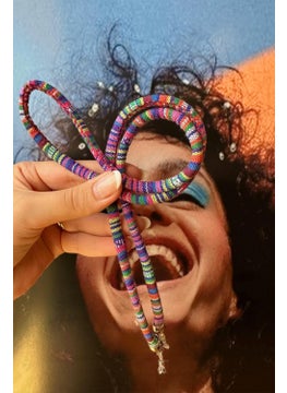 Bahels Purple Rainbow Glasses Chain Glasses Strap  - Image 3