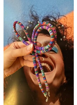 Bahels Purple Rainbow Glasses Chain Glasses Strap  - Image 2