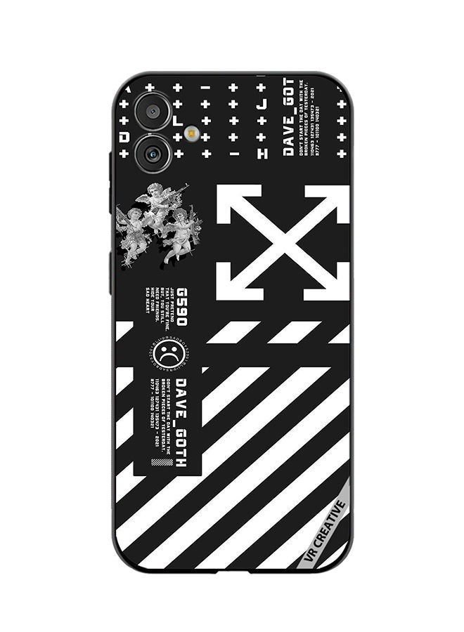 VR CREATIVE Protective Case Cover For Samsung Galaxy M13 5G Dave Goth Logo Design Multicolour - Image 1
