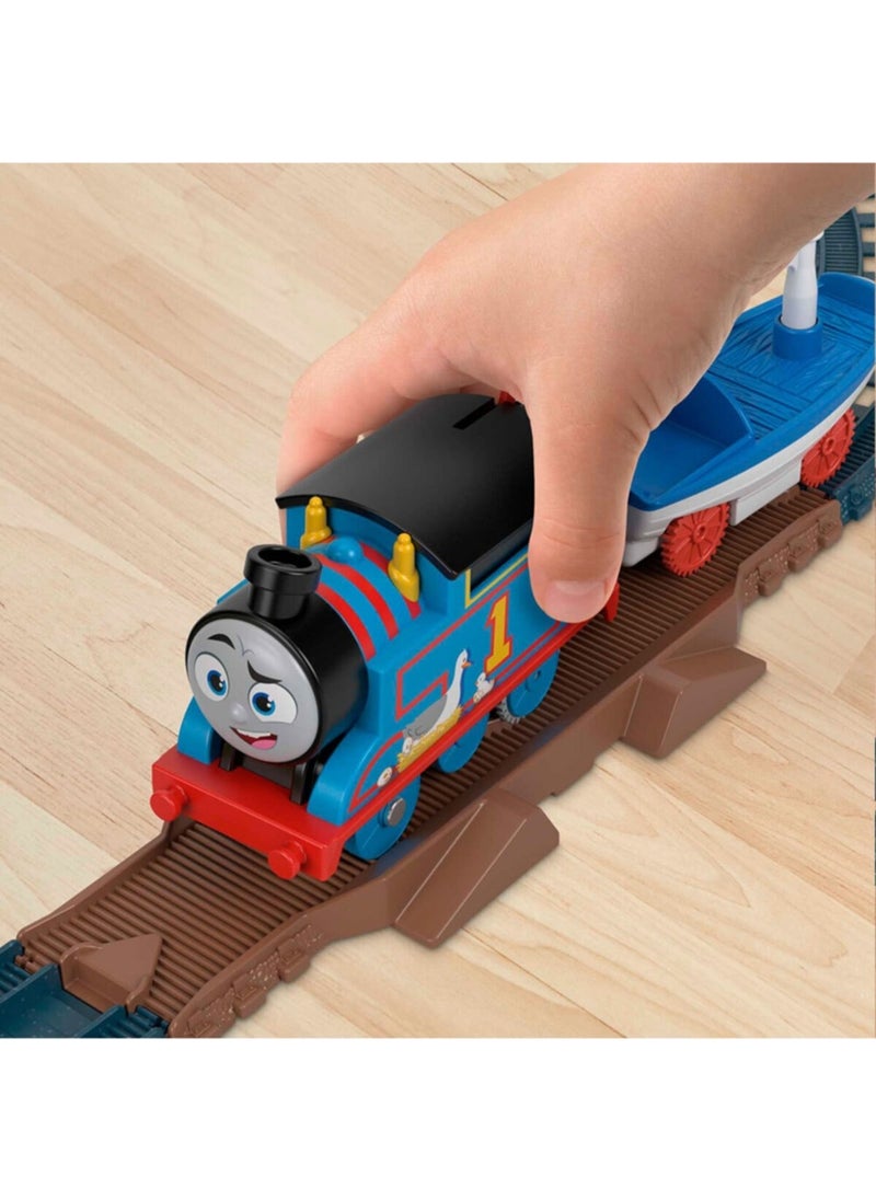 THOMAS & FRIENDS توماس وأصدقاؤه رحلة جسر سكيف المغامرات القطار موتور HGX65  - Image 4