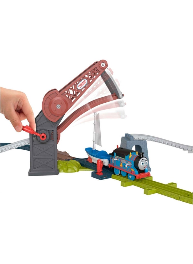 THOMAS & FRIENDS توماس وأصدقاؤه رحلة جسر سكيف المغامرات القطار موتور HGX65  - Image 2