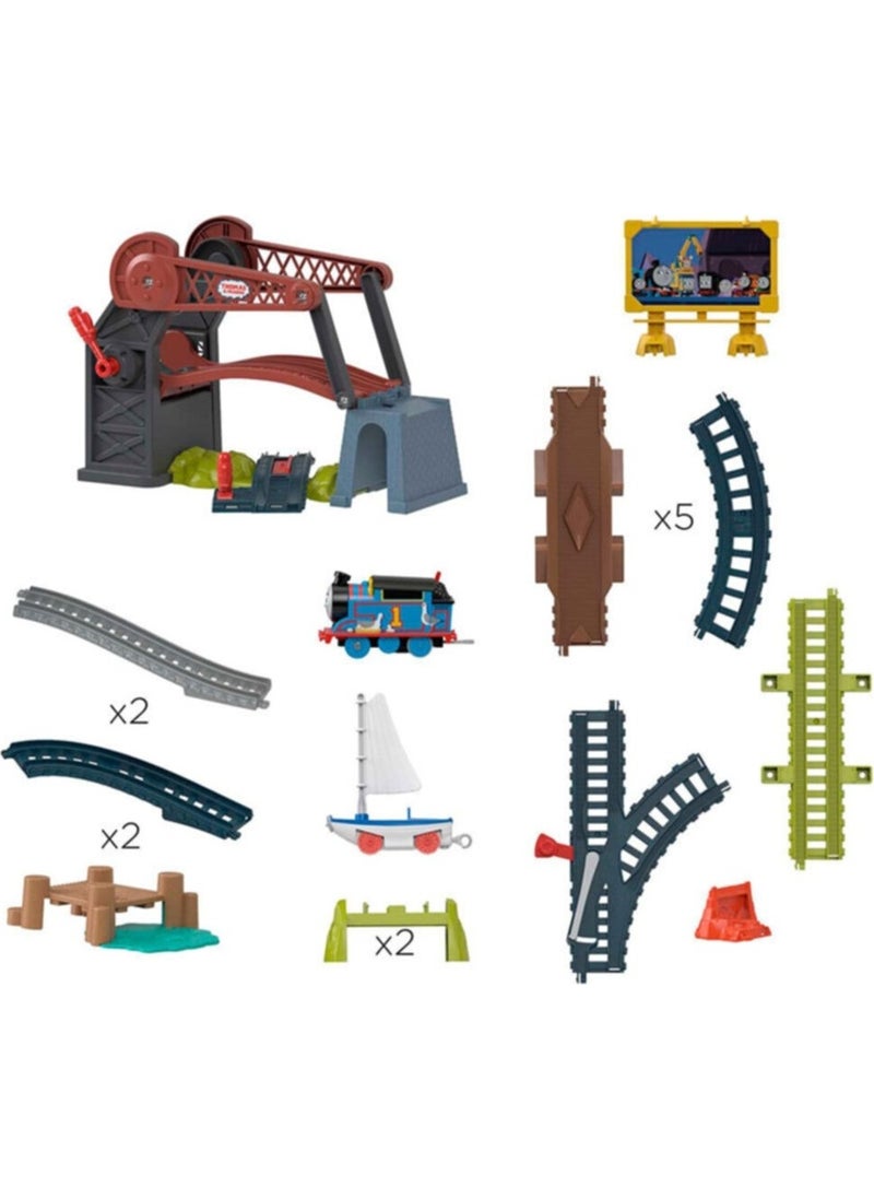 THOMAS & FRIENDS توماس وأصدقاؤه رحلة جسر سكيف المغامرات القطار موتور HGX65  - Image 5