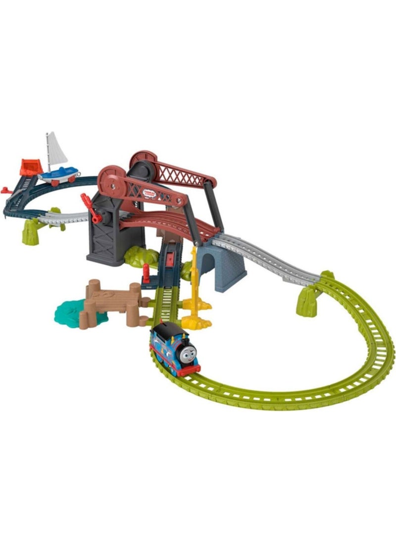 THOMAS & FRIENDS توماس وأصدقاؤه رحلة جسر سكيف المغامرات القطار موتور HGX65  - Image 3