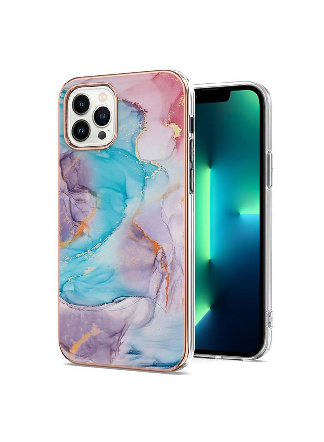 S-TOP Case For iPhone 15 Pro Electroplating Pattern IMD TPU Shockproof Case - Image 1