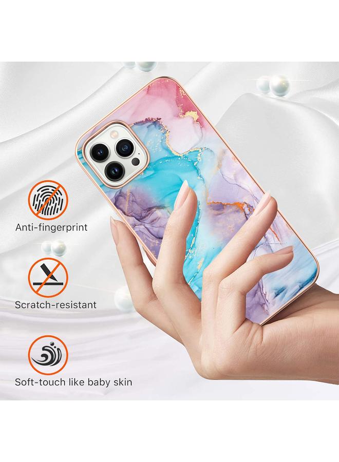 S-TOP Case For iPhone 15 Pro Electroplating Pattern IMD TPU Shockproof Case - Image 5