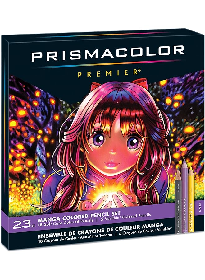 بريزما كالر 1774800 أقلام تلوين بريميير ألوان مانغا 23 عدد - Image 1