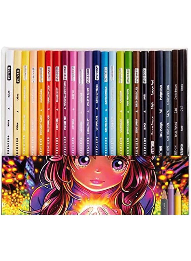 بريزما كالر 1774800 أقلام تلوين بريميير ألوان مانغا 23 عدد - Image 3