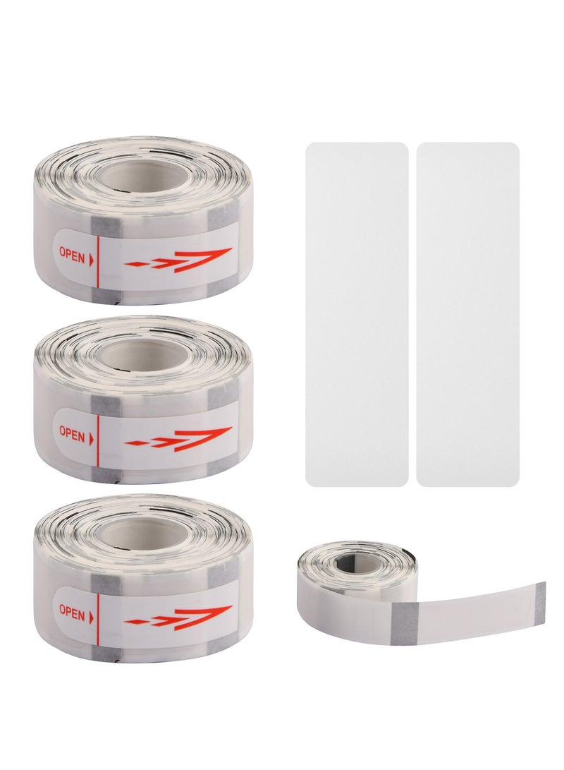 Generic 3 Rolls Label Maker Tape, 160 Tapes/Roll White Self-Adhesive Label Tape, Thermal Label Printing Paper, 12x40mm, Printer Sticker Labeling Tape for D11 D110 D101  - Image 2