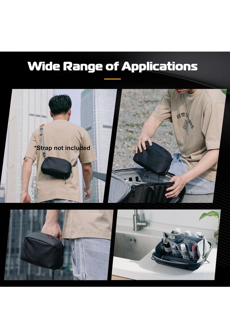 يولانزي حقيبة تنظيم صغيرة ULANZI BP06 Traker Mini سعة 2 لتر – لحمل الكابلات والشواحن وأقراص SSD وإكسسوارات السفر، مقاومة للماء ومثالية للاستخدام اليومي - Image 2