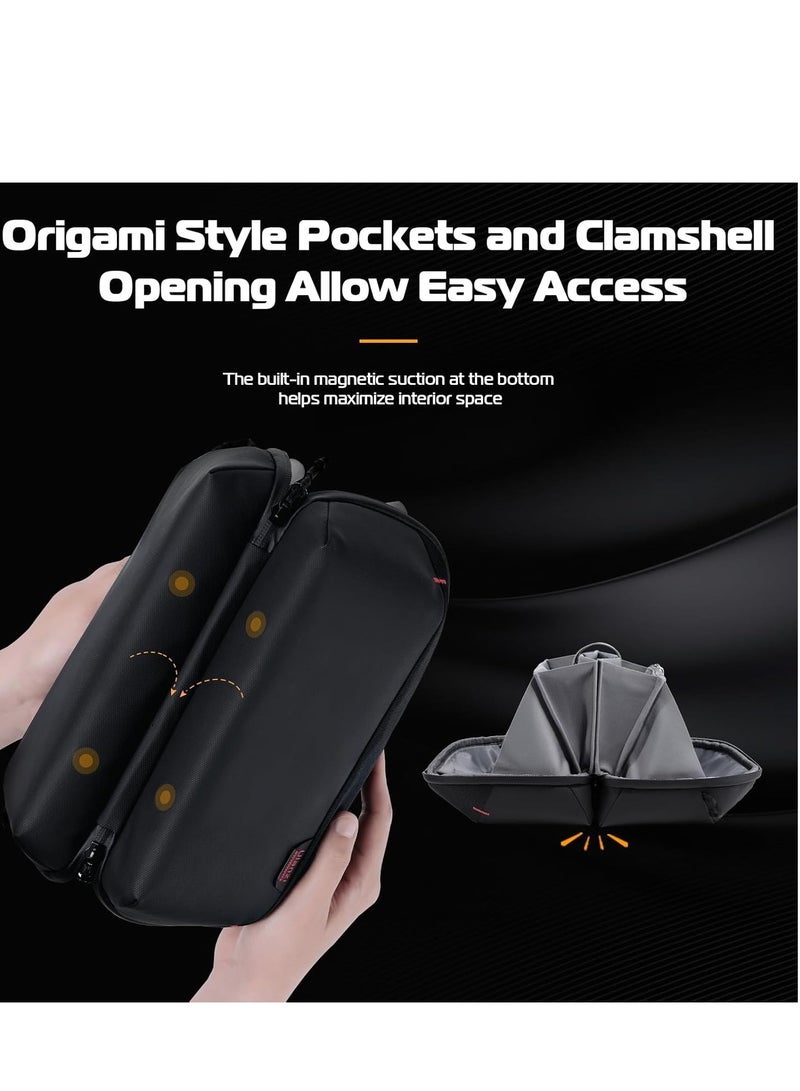 يولانزي حقيبة تنظيم صغيرة ULANZI BP06 Traker Mini سعة 2 لتر – لحمل الكابلات والشواحن وأقراص SSD وإكسسوارات السفر، مقاومة للماء ومثالية للاستخدام اليومي - Image 4