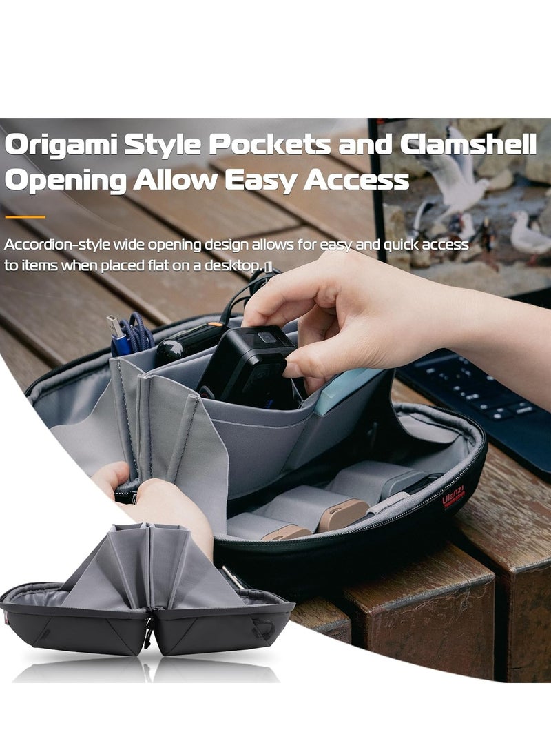 يولانزي حقيبة تنظيم صغيرة ULANZI BP06 Traker Mini سعة 2 لتر – لحمل الكابلات والشواحن وأقراص SSD وإكسسوارات السفر، مقاومة للماء ومثالية للاستخدام اليومي - Image 3