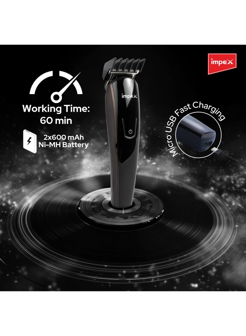 Impex Trimmer - Grooming Kit with Super Sharp Professional Blade, Heavy Duty Motor, 2-Hour Fast Charging, 2-Hour Working Time, Li-ion Battery, Charging Indicator, and Full Charging Indicator - GK 401 - Image 3