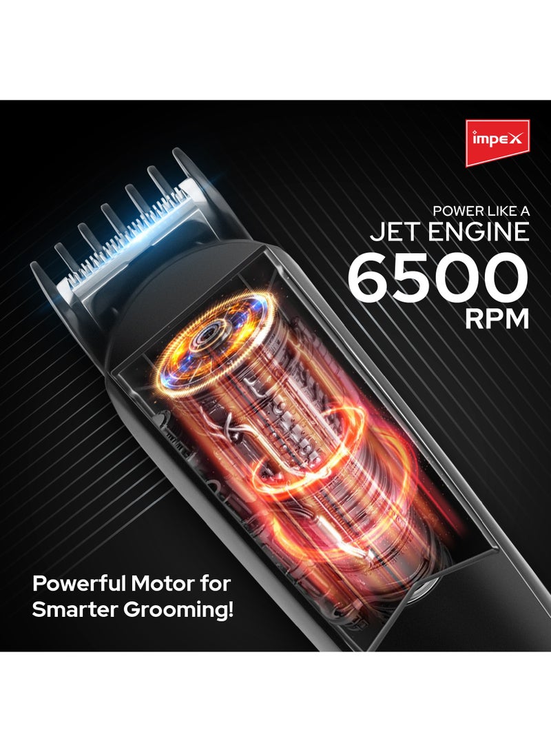 Impex Trimmer - Grooming Kit with Super Sharp Professional Blade, Heavy Duty Motor, 2-Hour Fast Charging, 2-Hour Working Time, Li-ion Battery, Charging Indicator, and Full Charging Indicator - GK 401 - Image 5