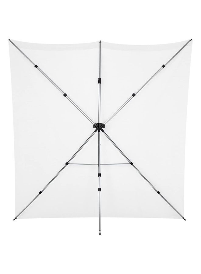 Westcott 8'x8' High-Key White X-Drop Pro Wrinkle-Resistant Backdrop Kit - for Headshots, Portraits, Video Interviews, and Photo Booths - Image 4