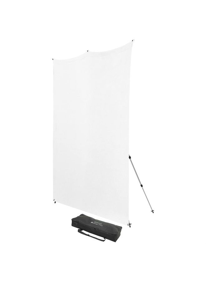 Westcott 8'x8' High-Key White X-Drop Pro Wrinkle-Resistant Backdrop Kit - for Headshots, Portraits, Video Interviews, and Photo Booths - Image 1
