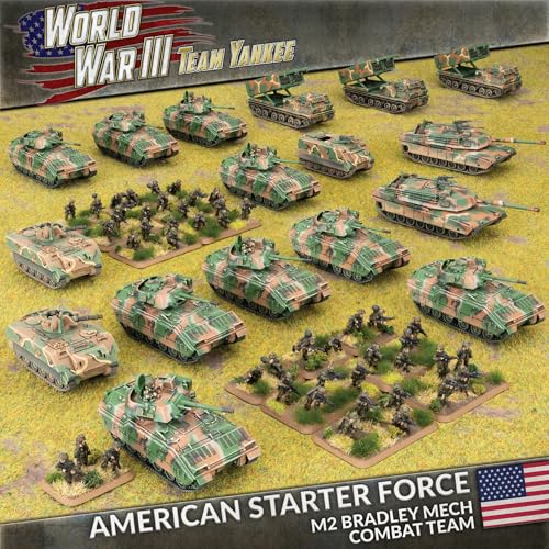 Flames of War Team Yankee American Starter Force M2 Bradley Mech Combat Team - Image 1
