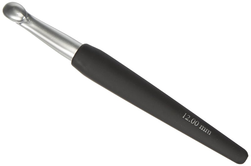 KnitPro KP30892 12 mm Aluminium Crochet Hook Silver