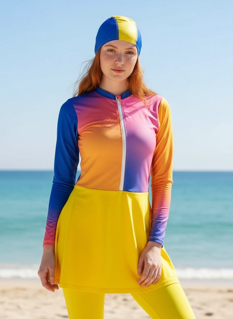 مايوه حريمي4قطع بتصميم رائع - انطلاقة لا مثيل لها على الشاطئ - Image 2