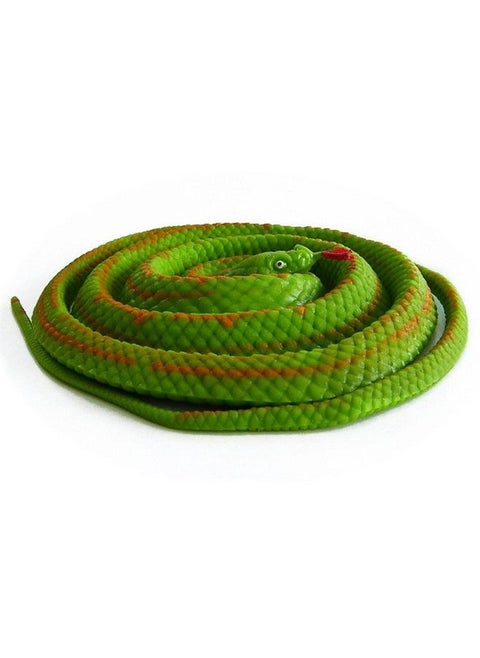 Stretchy Rubber Snake Squishy Soft Elastic Easy Camouflage Prank Toy Scary Lifelike Animal Model 134 Cm / 4.4 Feet