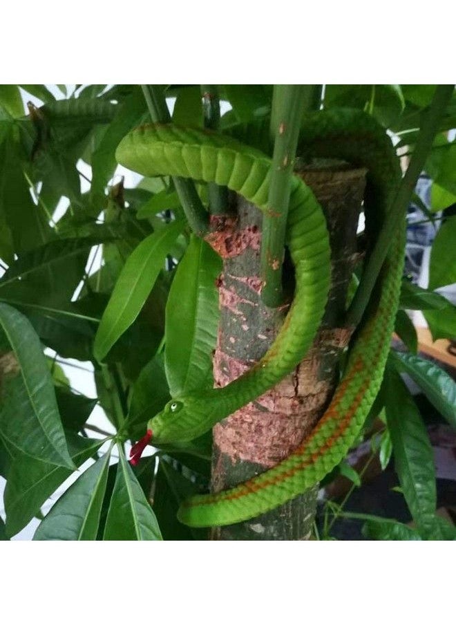 BOHS - Stretchy Rubber Snake Squishy Soft Elastic Easy Camouflage Prank Toy Scary Lifelike Animal Model 134 Cm / 4.4 Feet - Image 1