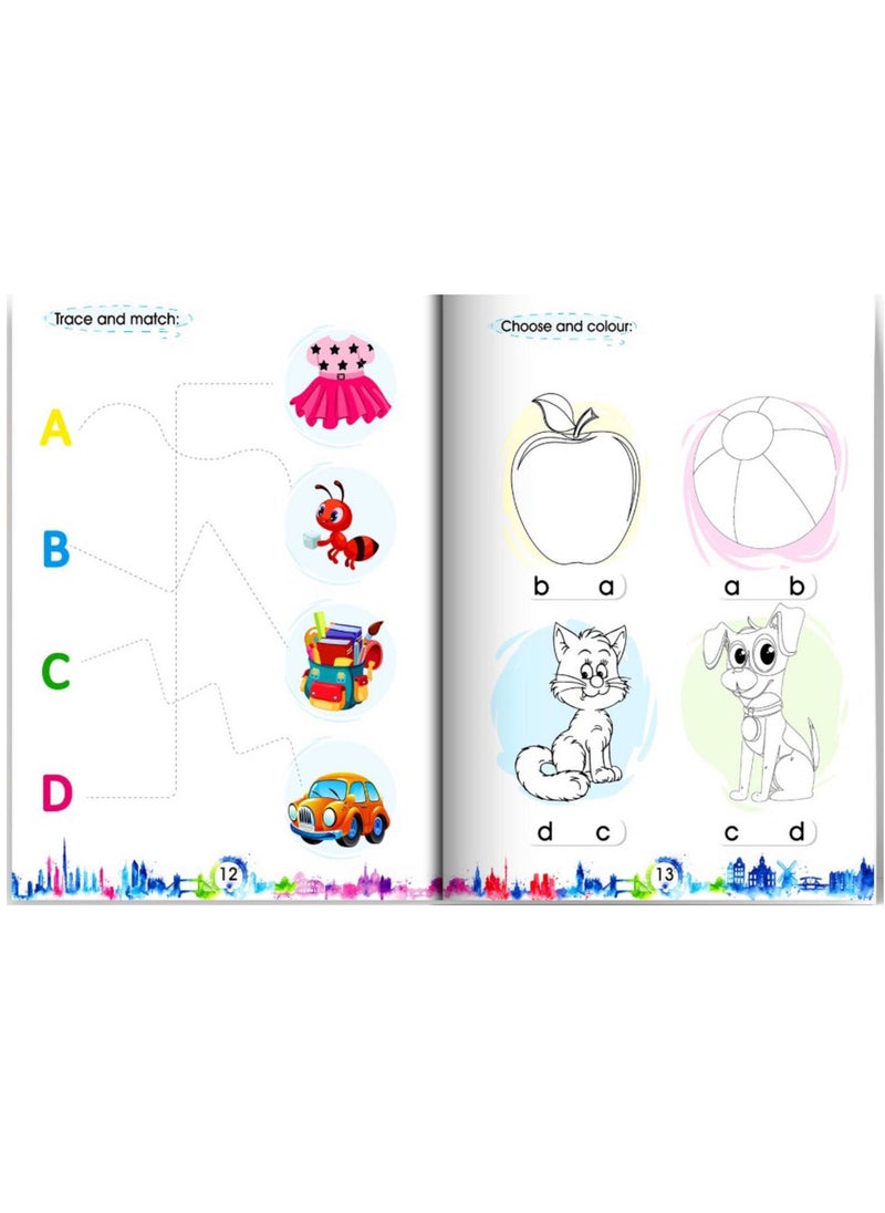 كتـــــاب ABC's لتعليم الحروف كاملة من A to Z (مناسب لسن 3 إلى 4 سنوات)