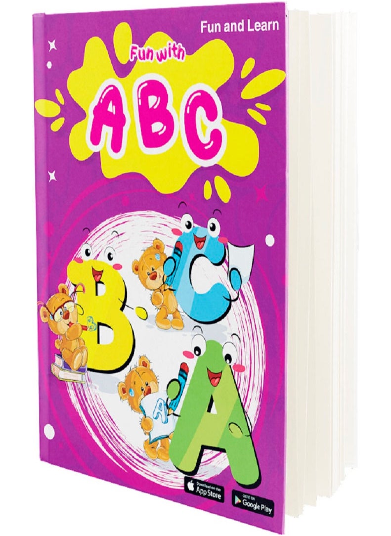 كتـــــاب ABC's لتعليم الحروف كاملة من A to Z (مناسب لسن 3 إلى 4 سنوات)