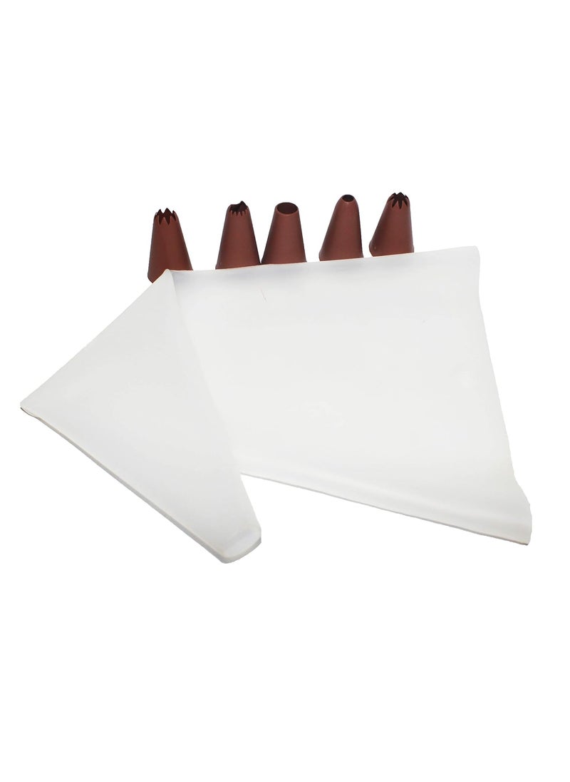 JADES Jades Piping Bag with Set of 5 nozzles  - Image 1