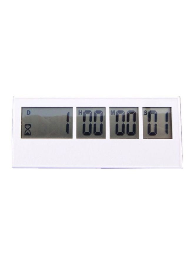 NIBEMINENT Countdown Timer White 11.1x4.7x1.27cm - Image 1