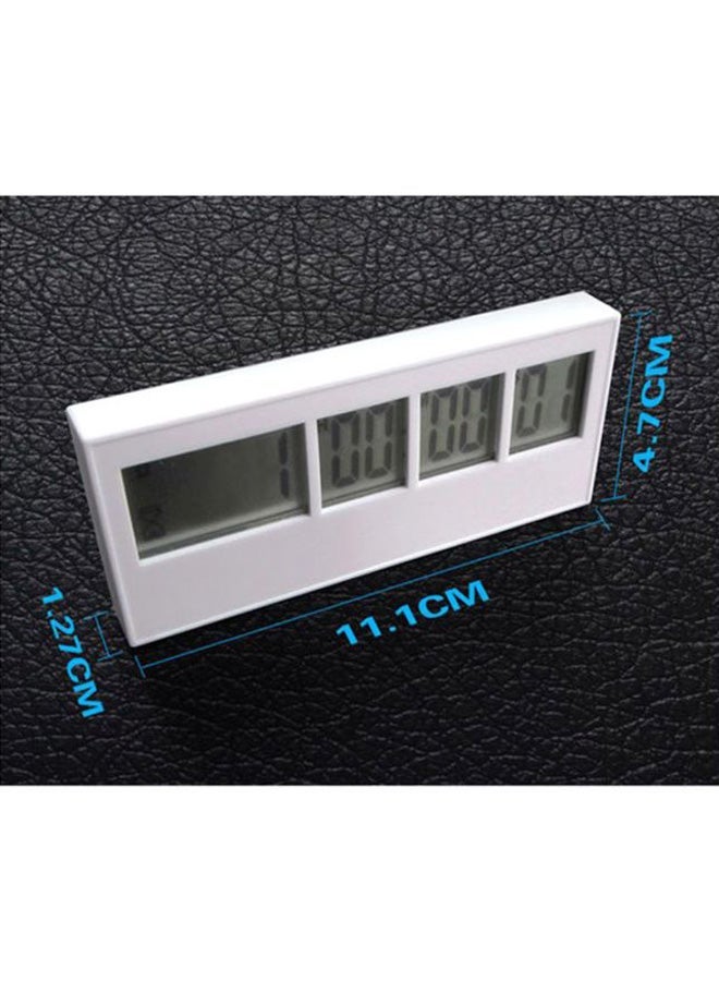 NIBEMINENT Countdown Timer White 11.1x4.7x1.27cm - Image 3