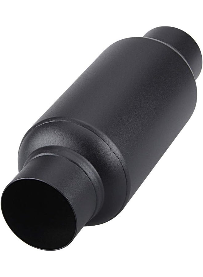 LCGP LCGP 2.5'' Inlet & 2.5" Outlet, Universal Resonator, 11.5'' Overall Length Stainless Steel Muffler/Weld On - Image 4