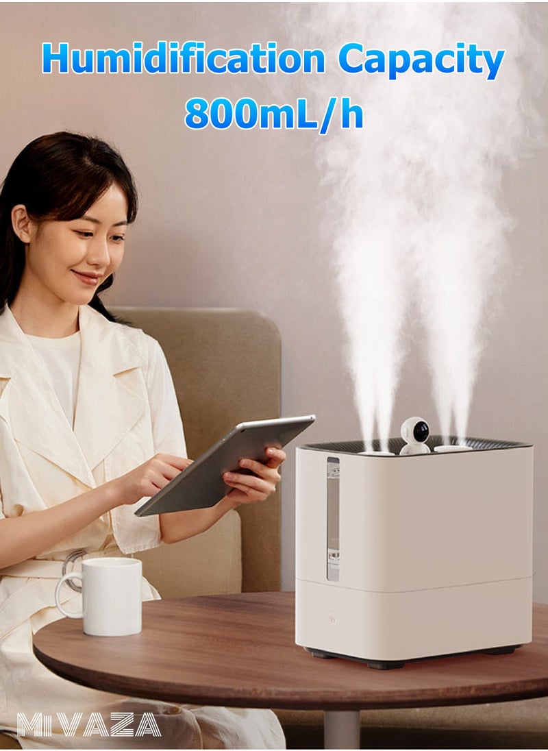 Mi VAZA - 9.8L Quadruple Spray Air Humidifier - Large Capacity Essential Oil Diffuser - Moisturizing Machine - Fragrance Diffuser - Remote Control - Image 1