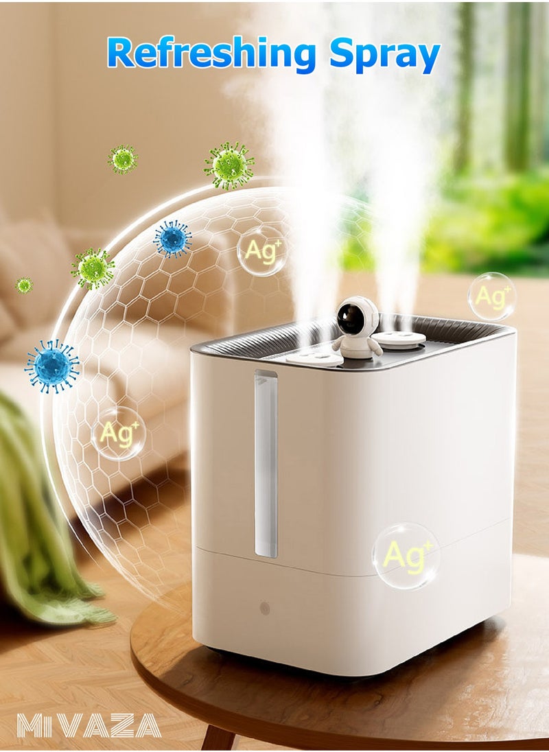 Mi VAZA - 9.8L Quadruple Spray Air Humidifier - Large Capacity Essential Oil Diffuser - Moisturizing Machine - Fragrance Diffuser - Remote Control - Image 1