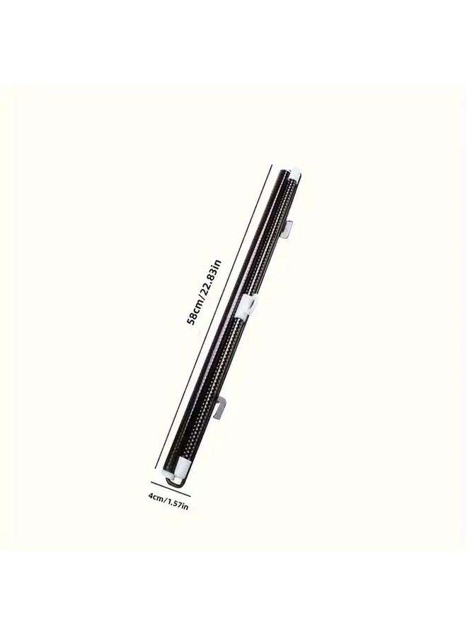 Automatic Retractable Car Windshield Sunshade Black Heat Insulating PVC Interior Cooler 1pc - Image 2
