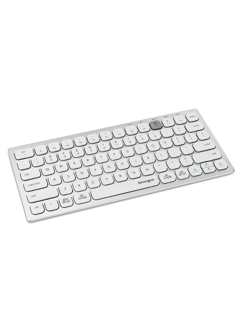 Kensington Wireless Mini Keyboard via Bluetooth or USB 3.0, Compact QWERTY IT Multi-Device and Dual Wireless, Compatible with Windows, Mac, iOS and Chrome OS Arabic  - Image 1