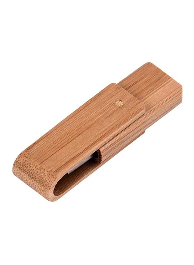 Swivel USB 2.0 Bamboo Thumb U Disk Flash Drive 1 GB - Image 3