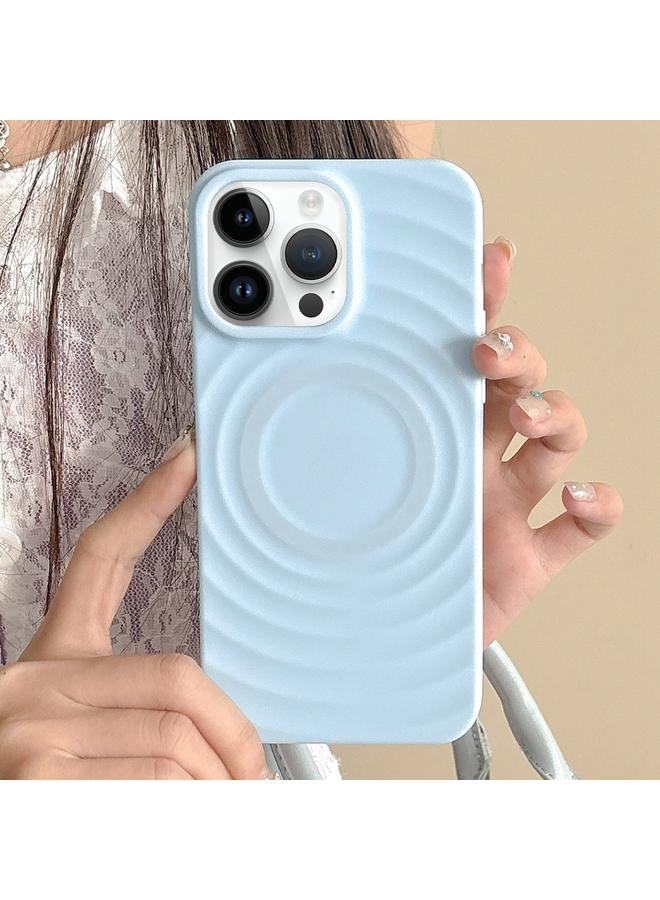 زبون جراب لهاتف iPhone 12 Pro Max بتصميم مموج غير لامع مع جراب مغناطيسي من مادة TPU من MagSafe - Image 1